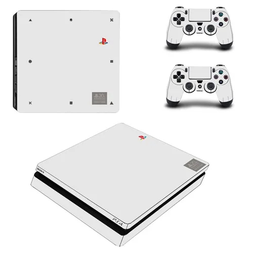 Синяя Ограниченная серия PS4 тонкая кожа Наклейка для playstation 4 консоли и контроллера PS4 Slim Skins - Цвет: P4SQB0363