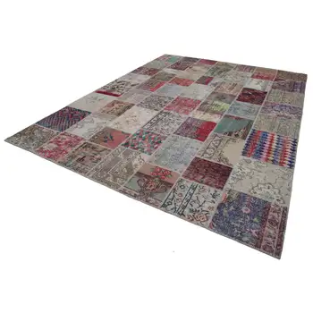 

305x404 Cm Multicolor Handmade Patchwork Rug-10x13 Ft