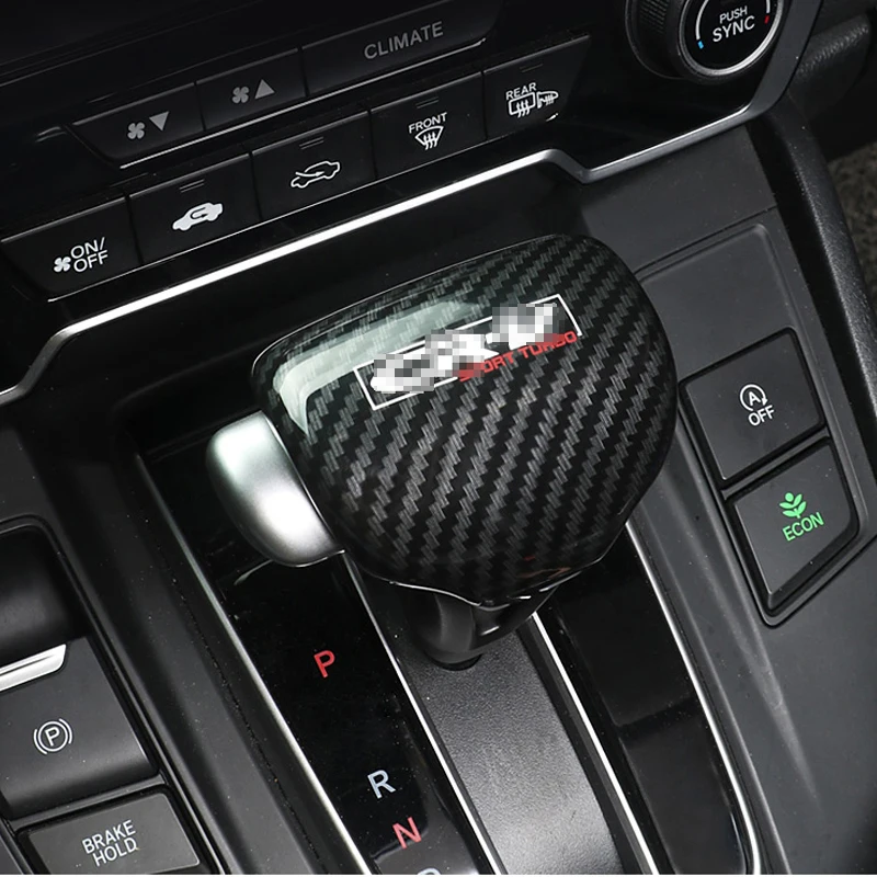 Высокое качество карбоновое волокно Шестерня крышка рычага передач Чехол для рычага переключения передач для- Honda CRV CR-V