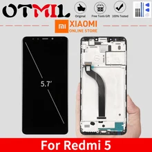 5," для Xiaomi Redmi 5, ЖК-дисплей, сенсорный экран с рамкой, дигитайзер в сборе, для Xiaomi Redmi5, дисплей MDG1, MDTI MDI1