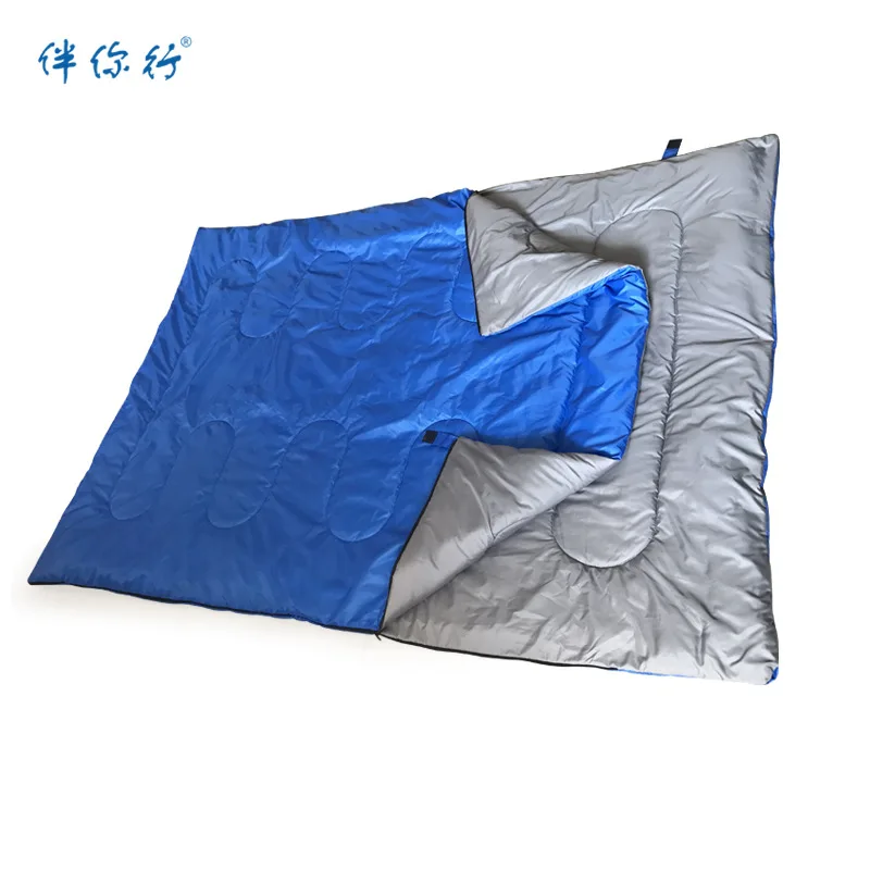 

Aofan Double COUPLE'S Cotton Sleeping Bag Spring-Summer Thickening Outdoor Camping Tent Cotton Sleeping Bag Field Waterproof Sle