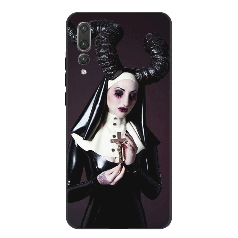 Мобильный Силиконовый чехол для телефона для Honor Note 10 View 20 6A 7A 7C 7X8 8X 8C 9X9 Lite Pro Cover Funny Sister Nun сексуальная сумка для девочек - Цвет: B7