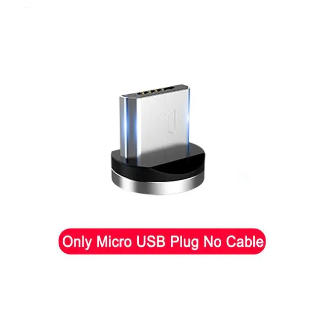 For Micro Plug Быстрый USB зарядный шнур для huawei P Smart plus Y9 Y6 Y7 Prime mi cro USB Магнитный кабель для Xiaomi mi A2 Lite 2 3 4 play - Цвет: For Micro Plug