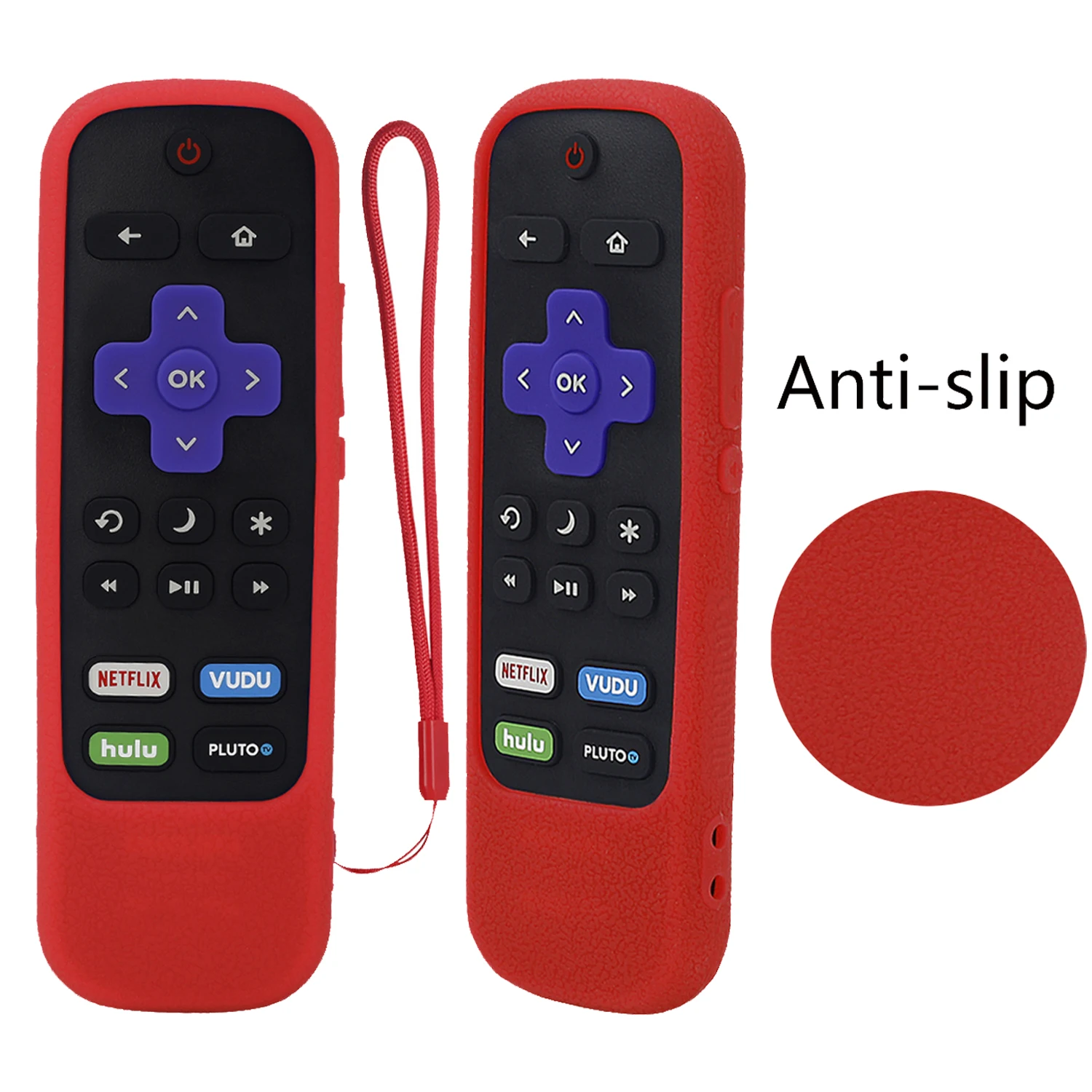 Protective Case for TCL Roku TV Steaming Stick 3600R 3800/3900 Remote Silicone Cover Shock Proof Controller Skin Anti Slip | Электроника