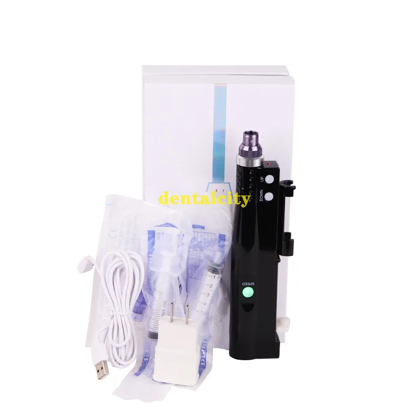 Нано микроиглы инъекции кислоты Дерма ручка инжектор кожи вода мезотерапия мезогун