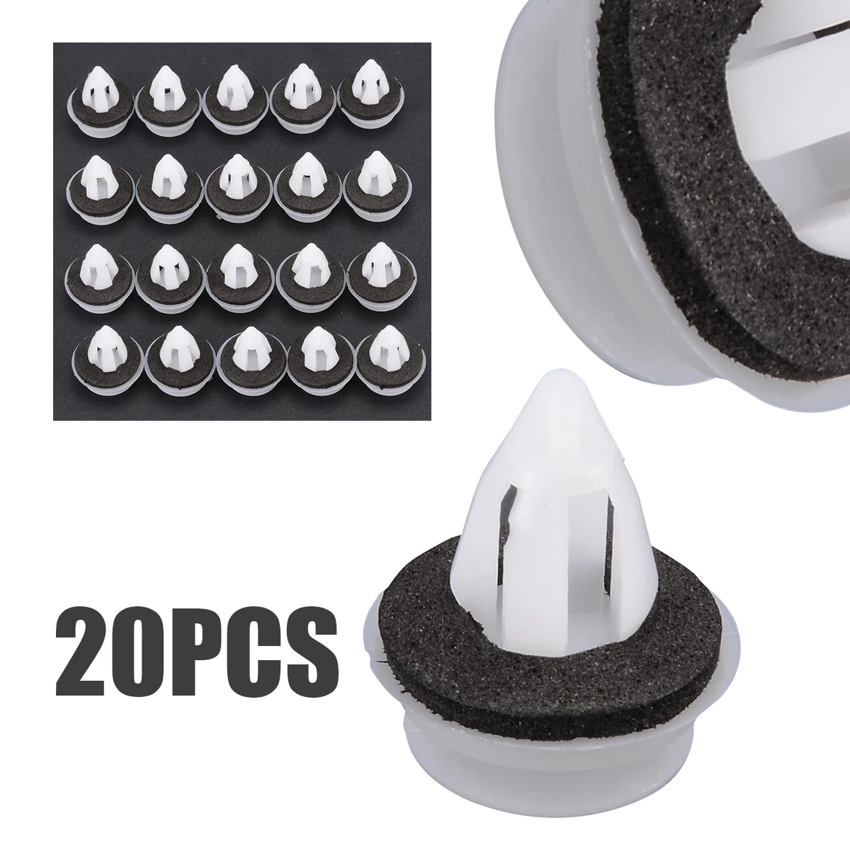 For BMW Interior Parts 20pcs Plastic Interior Front Rear Door Card Panel Fascia/Lining Trim Clip 51418224768 Mayitr