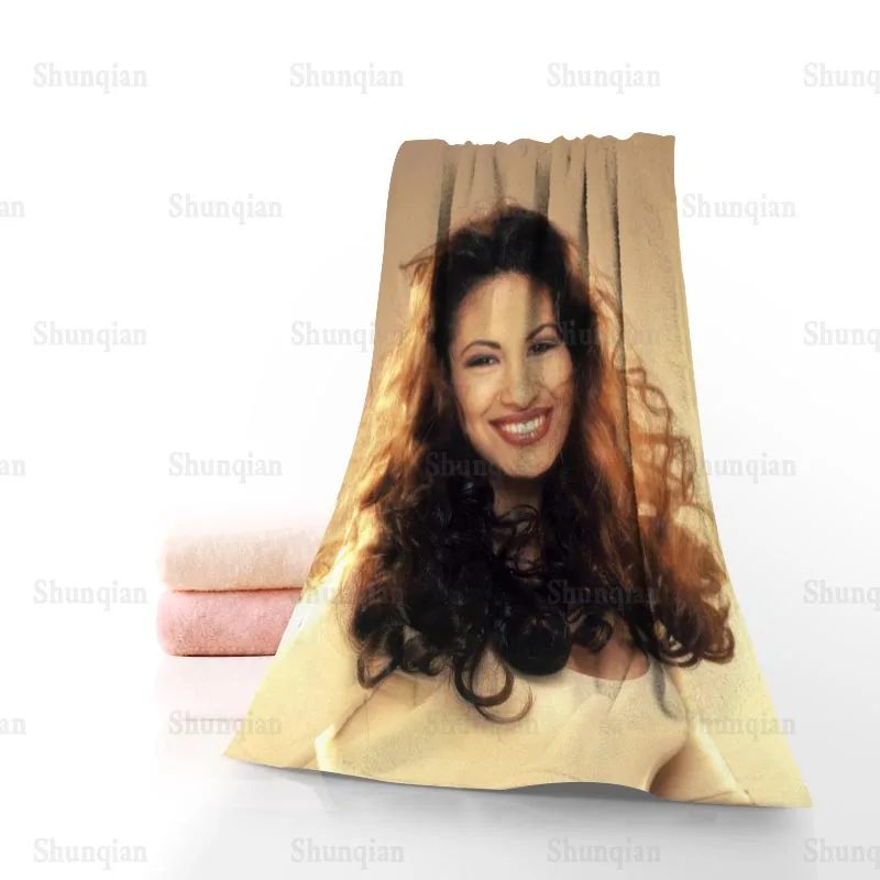 

Custom Selena Quintanilla Towel Printed Cotton Face/Bath Towels New Microfiber Fabric For Kids Men Women Beach Shower Towel 0409