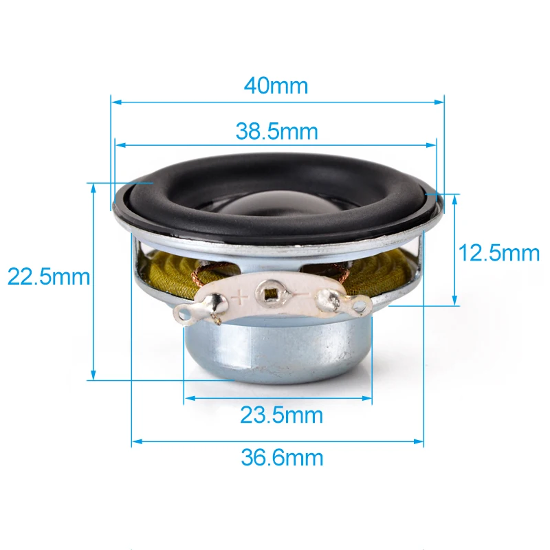 1Pcs 40mm mini speaker Full Range Speaker 1.5inch 5W 4ohm HiFi Speakers loudspeakers parts DIY protable speaers portable speaker,audio speakers,bookshelf speakers
