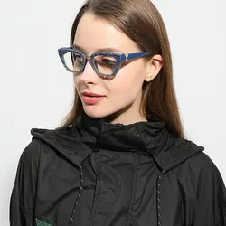 Винтажные женские очки для глаз кошки роскошные дизайнерские модные гравийные Стразы для девочек очки рамки feminino оптические oculos очки