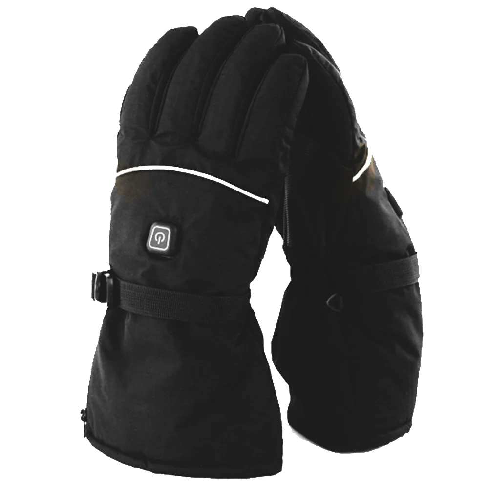 1 Pair Outdoors Sports Adjustable Temperature Climbing Winter Keep Warm Hiking Riding Skiing Third Gear Electric Heated Gloves
