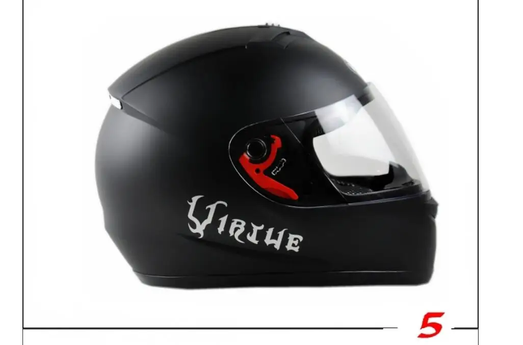 VIRTUE FOR MEN/WOMEN Motorcycle all-season Anti-cold Warm Anti-fog Helmet full cover double lens personality Helmet+Scarf M-XL