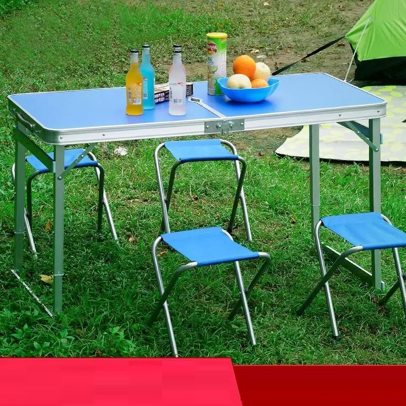 Обеденный набор уличной мебели, Bureau Tavolo piegevole Meja Makan, кухонный складной стол, стол для столовой