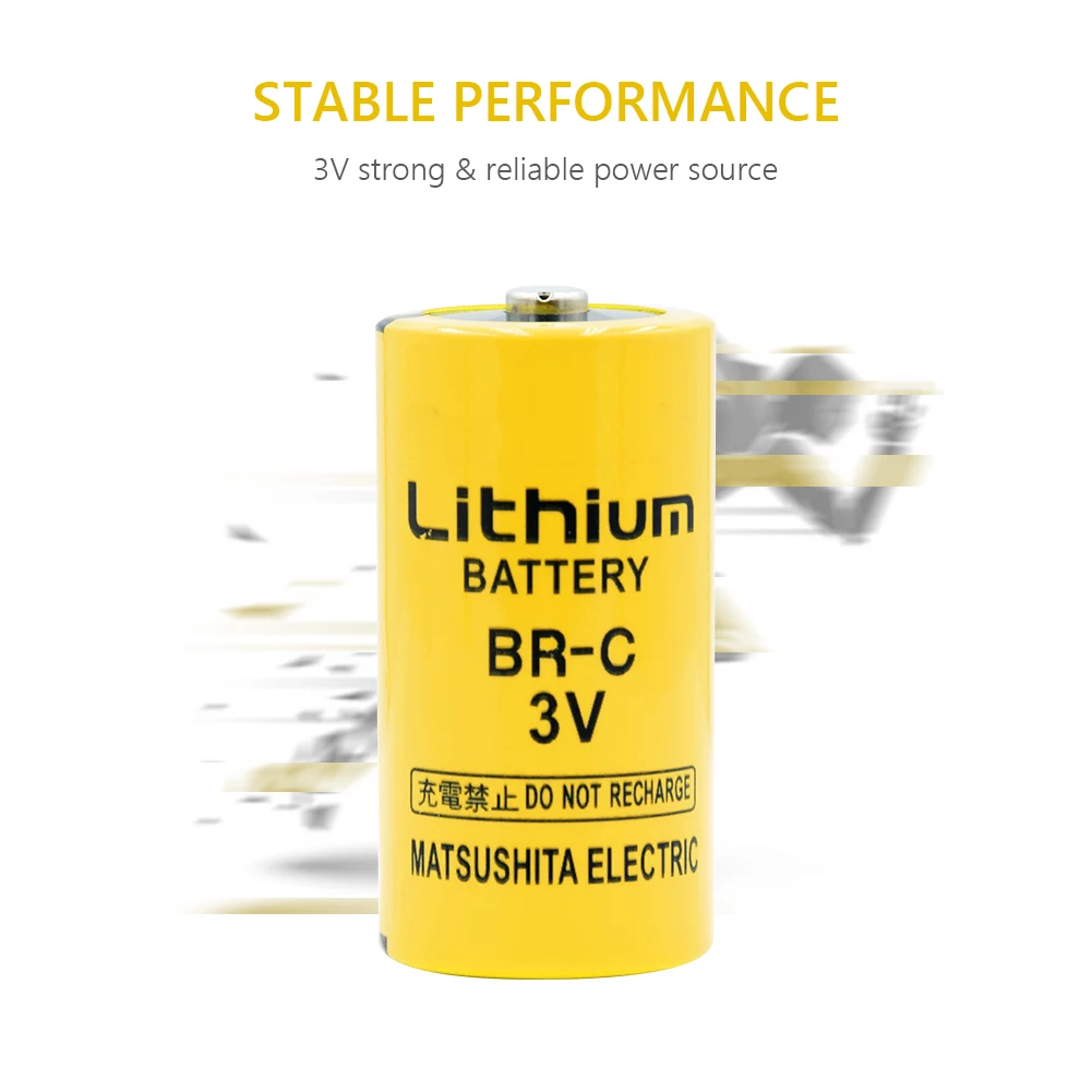 YCDC 2pcs BR-C батарея 3V 2200mAh PLC FANUC C размер литиево-ионная резервная батарея для FANUC управление системой с ЧПУ