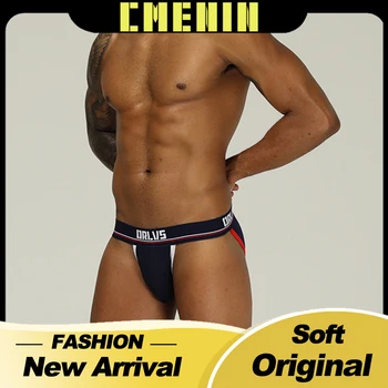 

Cotton Solid Comfortable Sexy Undenwear Men Jockstrap Briefs InnerwearBikini Gay Men Underwear Male Jock Strap Srting Man OR184
