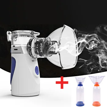 

Portable Nebulizer Mesh Asthma Inhaler Atomizer Machine Canister Inhalation Atomizing Cup Sprayer Inhale Cylinder Storage Tank