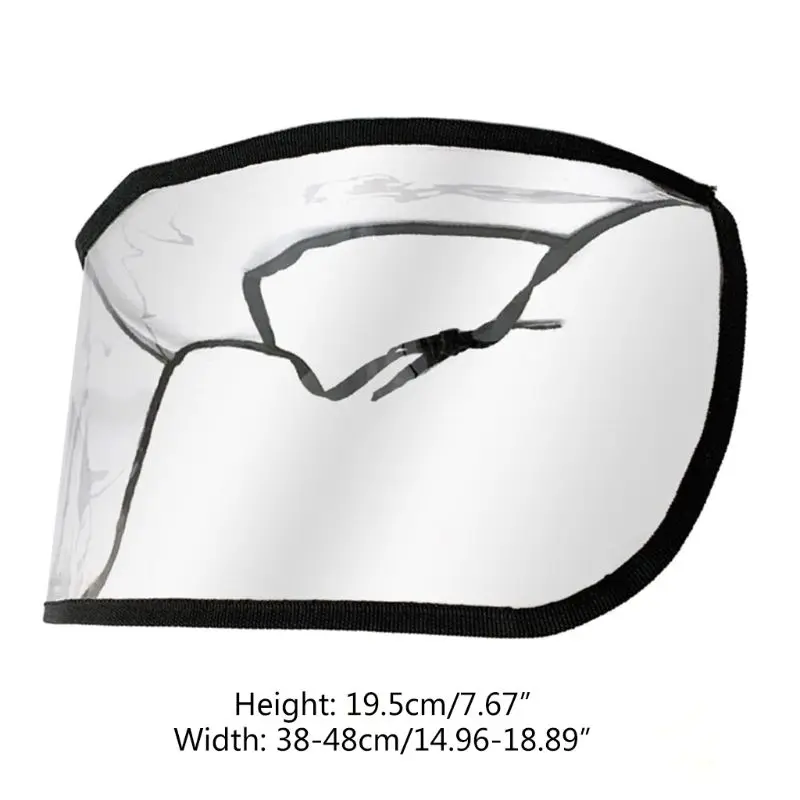 

Removable Anti-saliva Dust-proof Full Face Protective Cover Mask Visor Shield