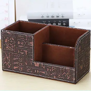 

Hot Sale 1pcs Multi-function Pen Holder Office Female Desktop Storage Box Desk Stationery Barrel Rack Makeup brush holder