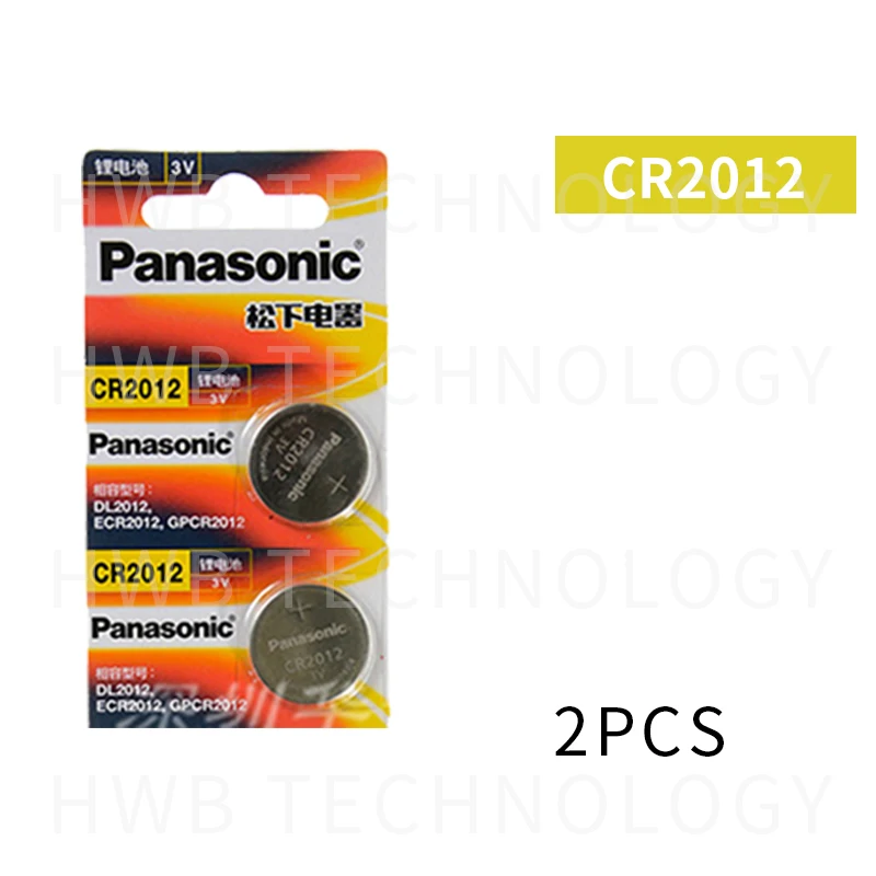 2pcs /lot New Original Panasonic Cr2012 3v Button Cell Good Quality