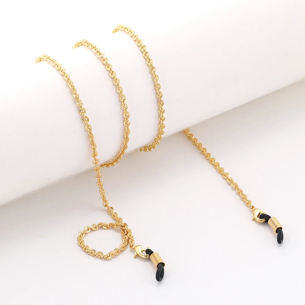 

My Shape Metal Gold and Silver Tone Glasses Chain Sunglasses Chain Strap Neck Holder Lanyard Eye Glasses Jewelry 78CM