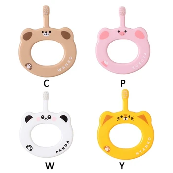 

Newborn Silicone Teethers Baby Cartoon Teether BPA Free Chew Charms Infant Teething Teeth Baby Teethers Gift Toys