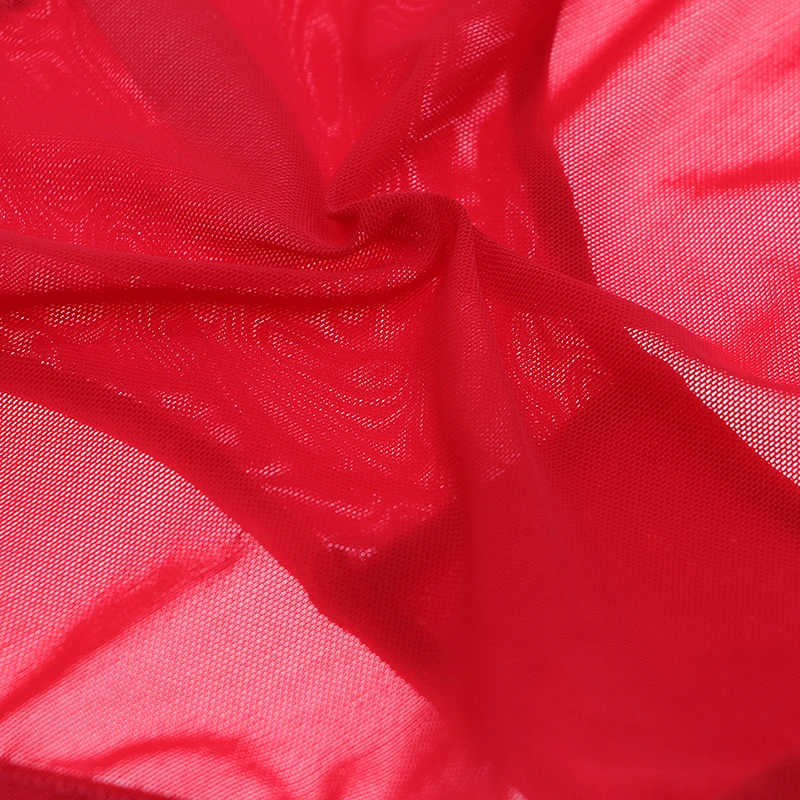 Varsbaby женские сексуальные большие красные прозрачные трусы с низкой посадкой прозрачные однотонные S-XXL трусики с бантом