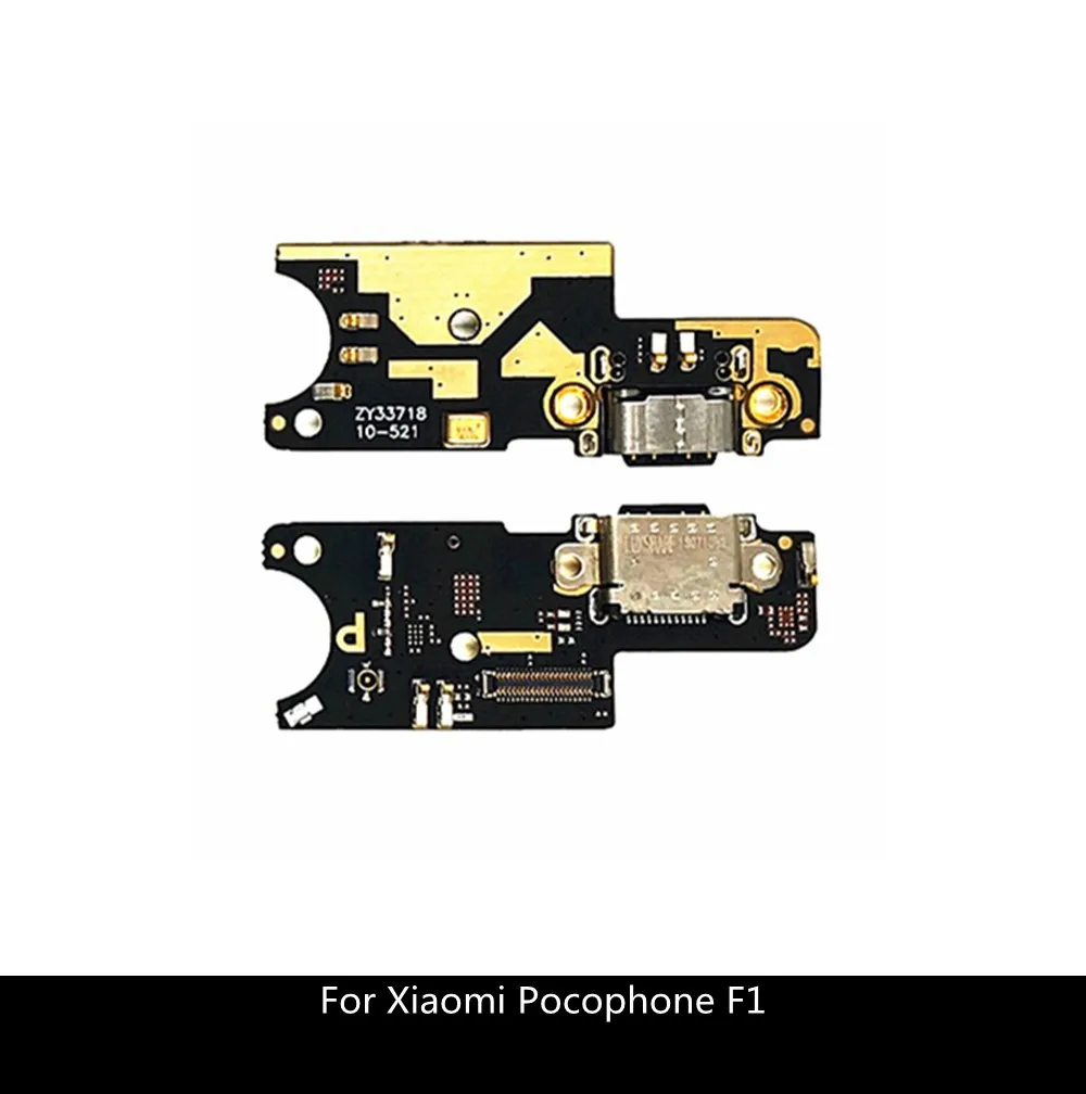 USB разъем poco F1 для зарядки док станции Xiaomi Pocophone usb порт гибкий кабель плата