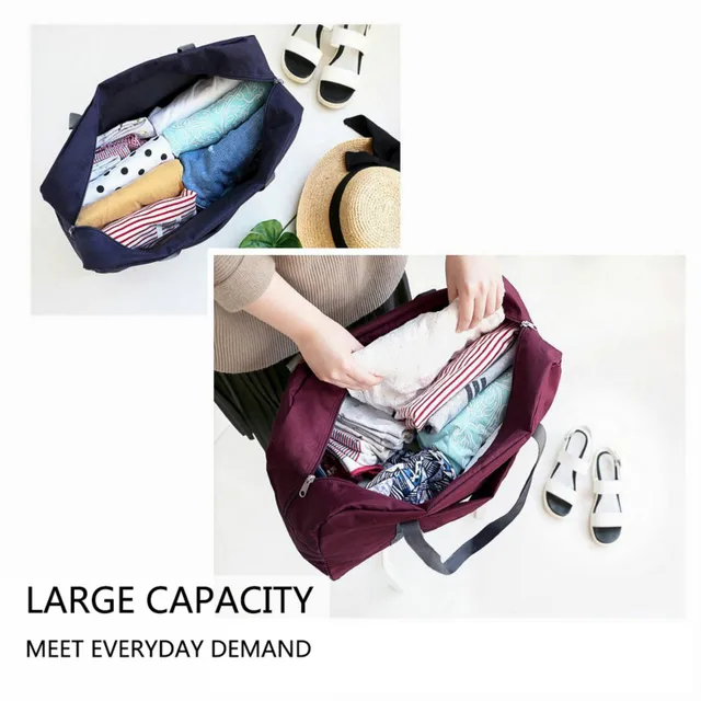 2021 New Nylon Foldable Travel Bags Unisex Large Capacity Bag Luggage Women WaterProof Handbags Men Travel Bags Free Shipping 4