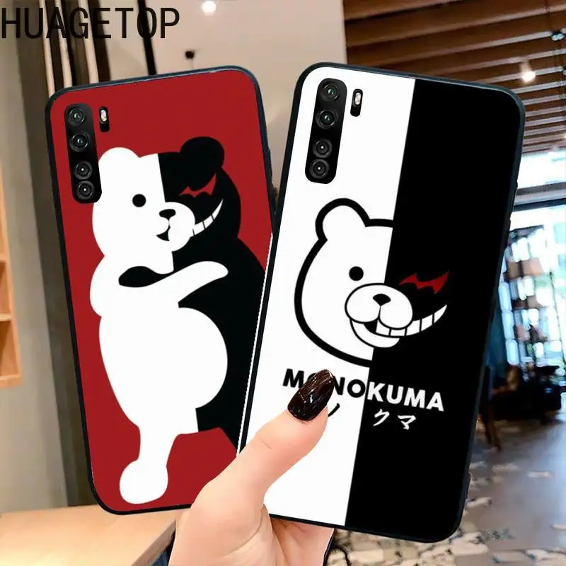 Kumamon Danganronpa Monokuma силиконовая черная фотография для OPPO Realme 6 Pro 3 5 C2 чехол телефона