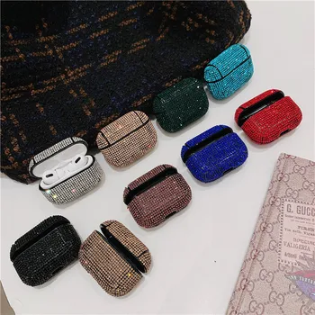

Luxury 3D Bling Diamonds Hard Case for Apple Airpods Pro 3 Protective Wireless Bluetooth Earphone Accessories Cover Charging box
