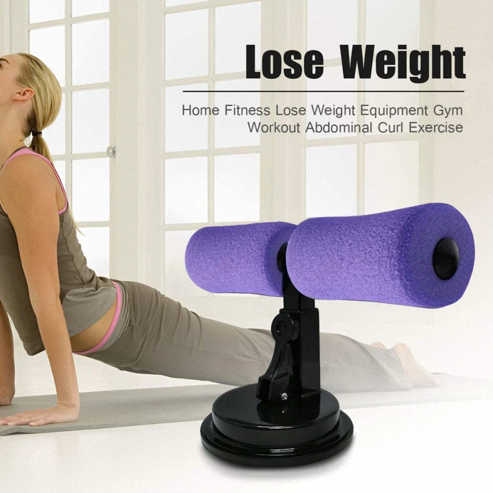 Home Fitness Sit Up Equipment Soft Foam Bar Suction Cup Gym Exercise Device Weight Loss Workout Bench Indoor Abdominal Muscles | Спорт и