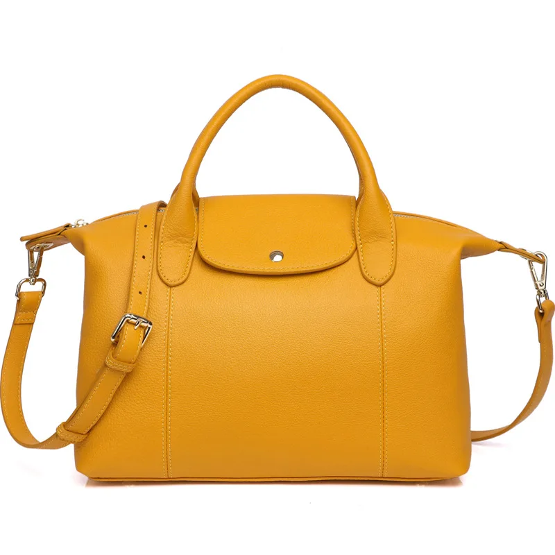 

Bag Large-capacity Female Bag Leather Dumplings Bag Hand-held Oblique Bag