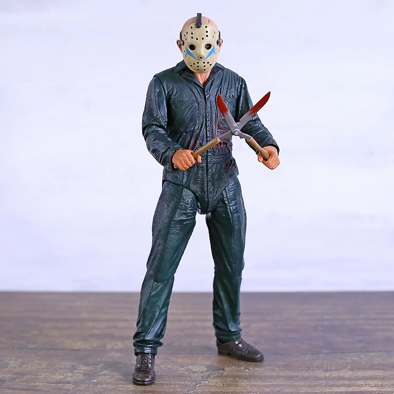 

NECA Part V 5 A New Beginning Jason Voorhees Roy Burns PVC Action Figure Collectible Model Toy