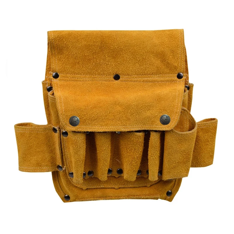 

Multi BAG KIT Home Decoration Electric Woodworking Hardware Tool Waist Bag Thickened Wear-resistant Cowhide Electrical Bag
