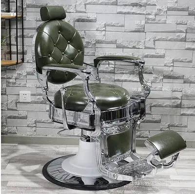 Nova cadeira grande de luxo, retrô, alta qualidade, antiguidade, óleo,  cabeleireiro, barbearia, cha