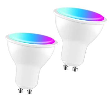 

Smart WiFi Light Bulb Gu10 Changing RGB Magic Led Bulb RGB+CW RGB Led Lamp Compatible With Alexa And Google Assistant