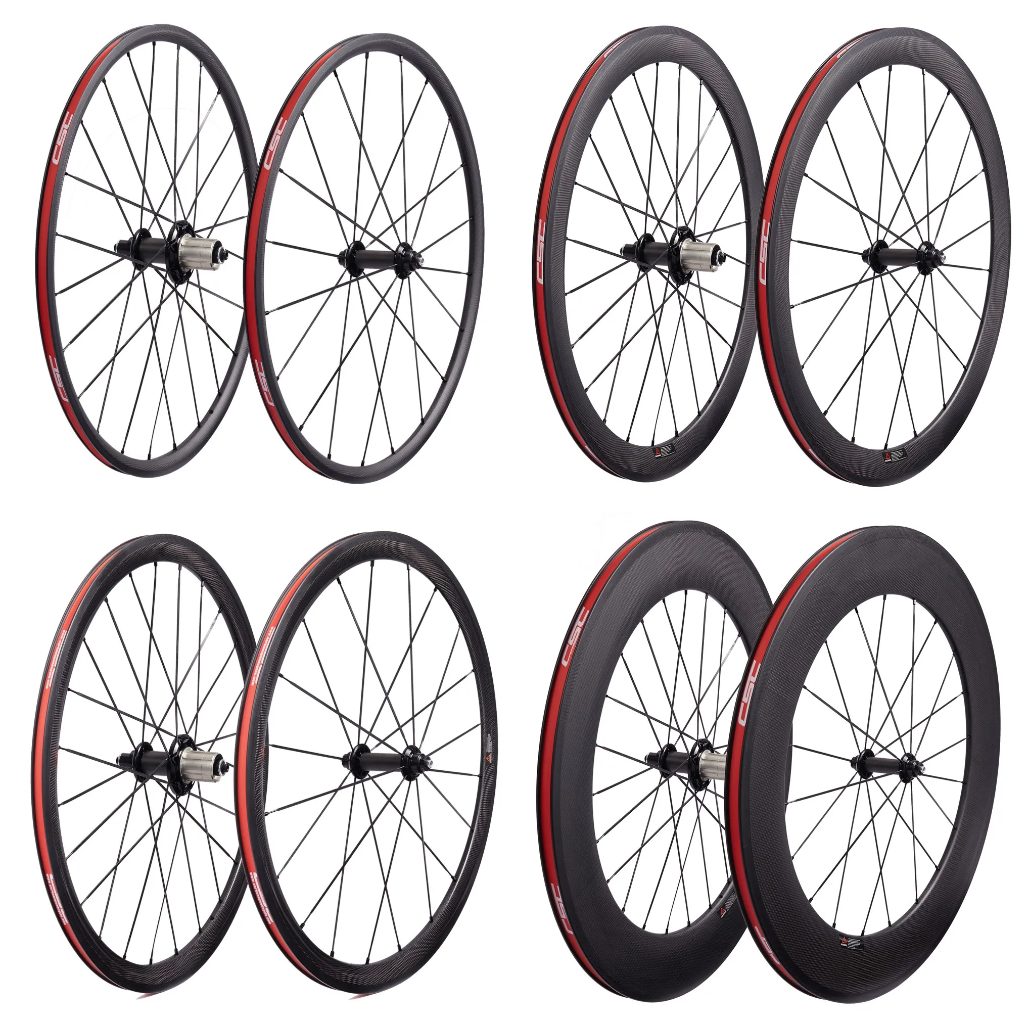 700C углеродная колесная установка с Powerway R51 V-brake Road BikeHub и столб 1432 спицами