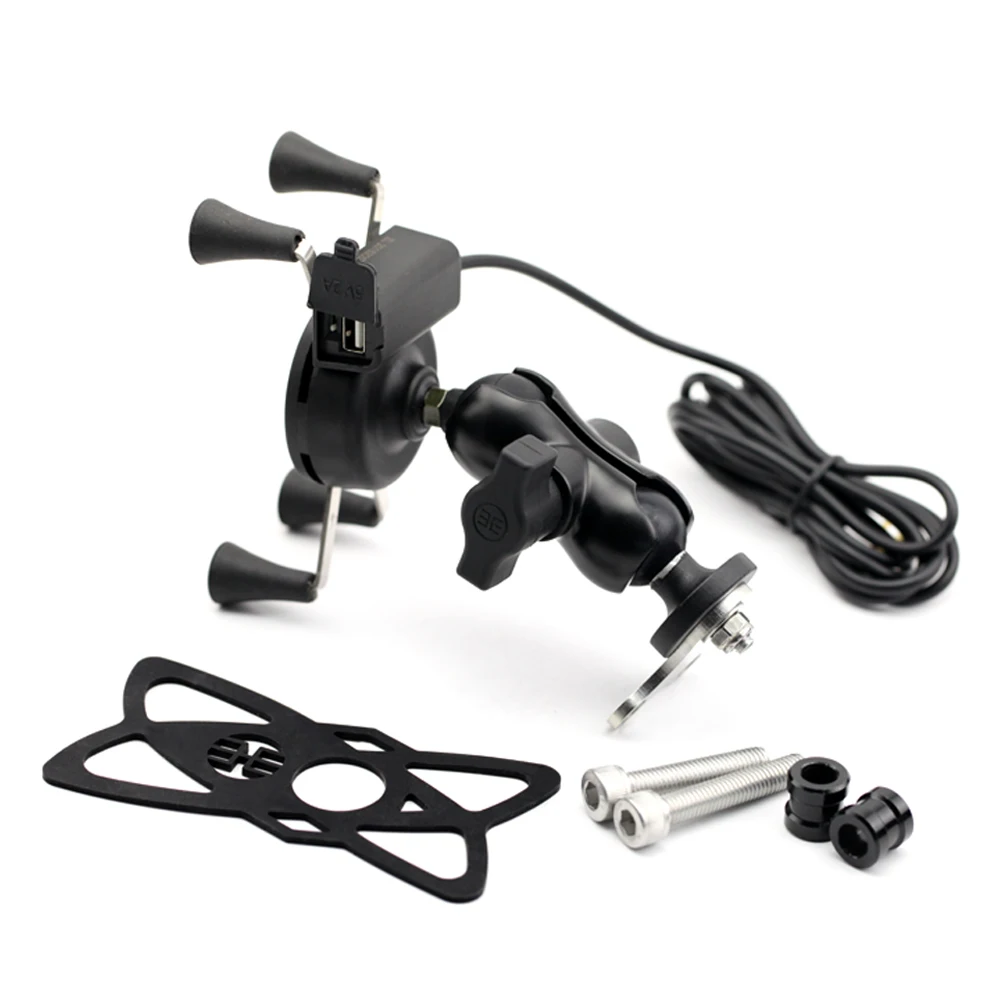 Держатель телефона USB зарядное устройство для Bajaj Pulsar 200 RS/AS/NS 2012- 200NS 200RS 200AS мотоцикл gps навигационный кронштейн X-Grip
