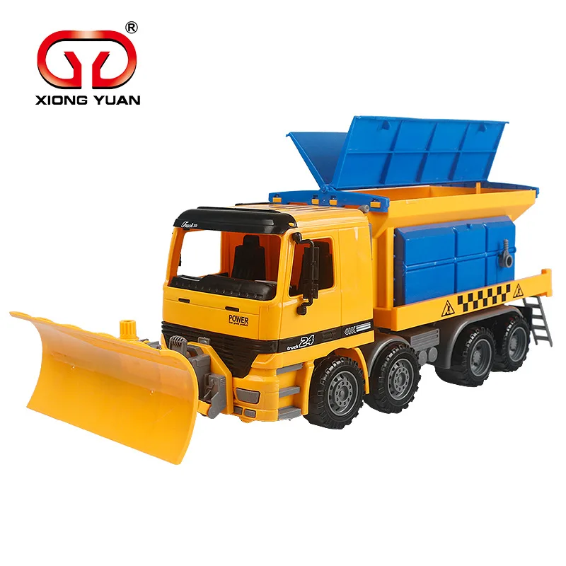 

Xiong yuan 9998-20 Inertia Engineering Vehicle Snow Car Toy Snow Grader Road Cleaning Car Boy Toy