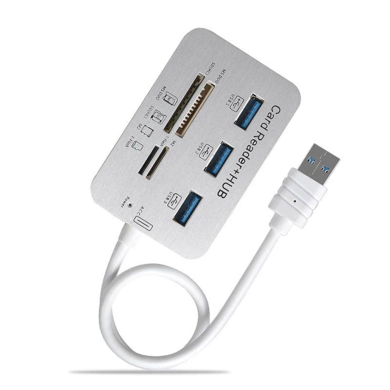 

USB Hub USB 3.0 Splitter 3 Ports Multi USB C Hab USB-C HUB 2.0 Multiple SD/TF Speed Card Reader For PC Laptop