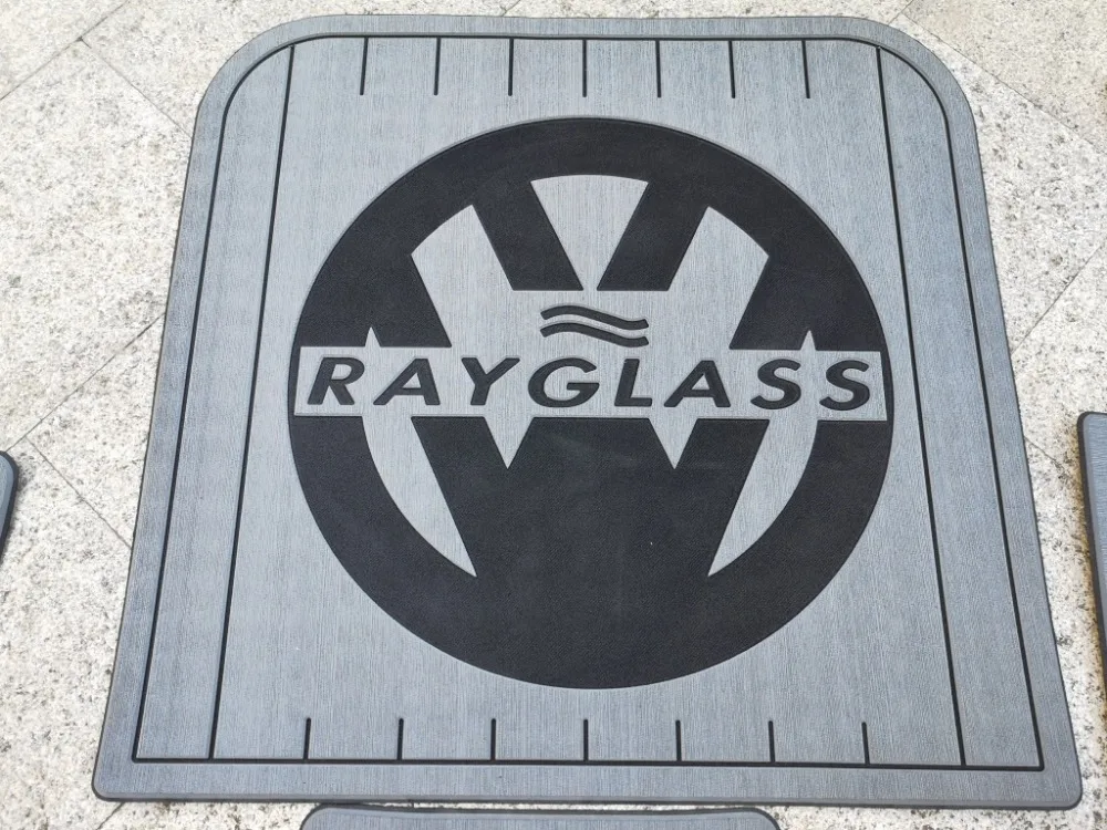 2002 Rayglass 730 Hardtop Плавающая Платформа& Cockpit EVA тик настил коврик