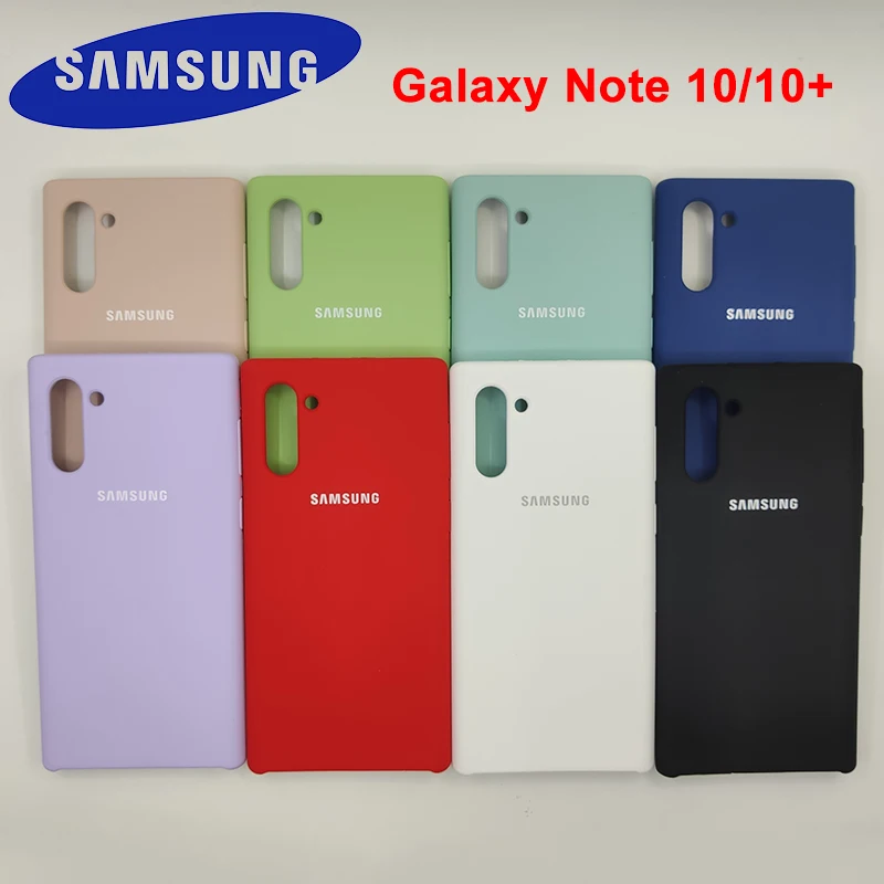 

Original Samsung note 10 plus Liquid Silicone phone Case Silky Soft-Touch Shell Cover For SAMSUNG Galaxy Note 10 plus 10+ 10plus