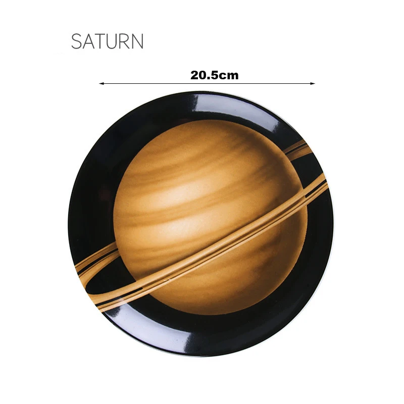 Saturn Креативная Настенная Декорация в скандинавском стиле, космическая солнечная система, украшения на планету, астронавт, керамическая планета, украшение для дома, подарок - Цвет: Saturn