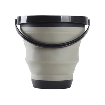 

Promotion Folding Bucket Silicone Bucket For Fishing Car Wash Outdoor Fishing Supplies Bathroom Kitchen Camp Bucket Art Bucket