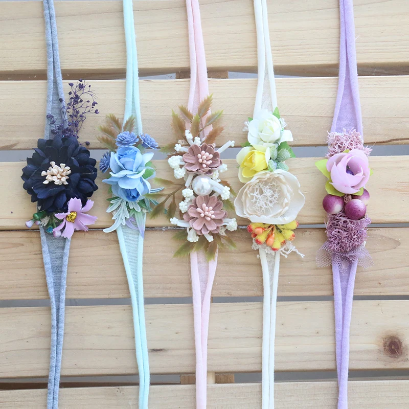 

Soft stretch Headband Newborn Photography Props Infant Headband Tieback Baby Photo Props