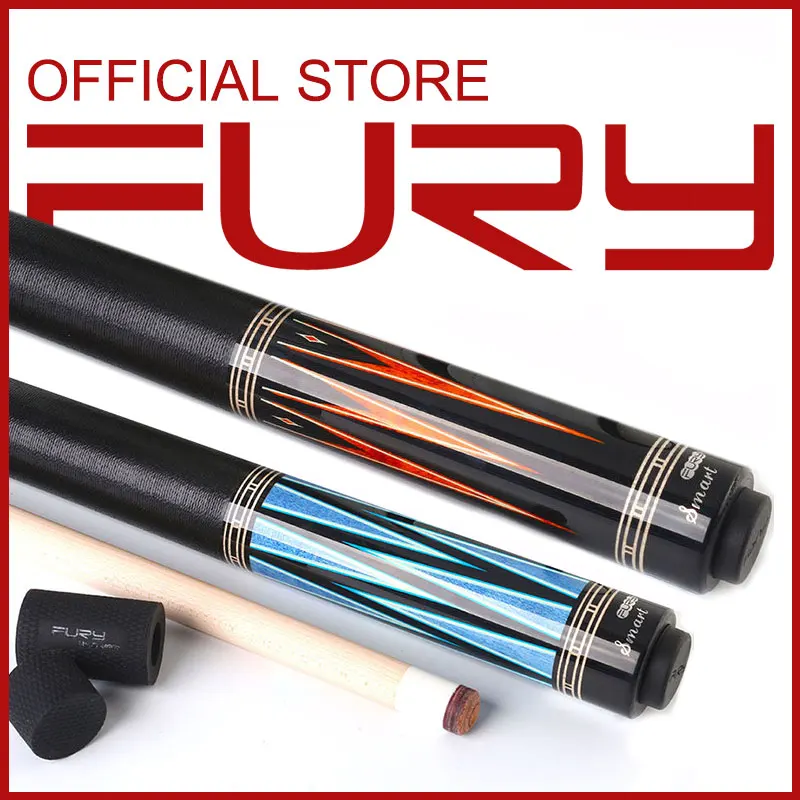 

Fury CL series billiard pool cue stick kit Canadian maple shaft 13mm tip center joint fashionable digital engraving linen wrap