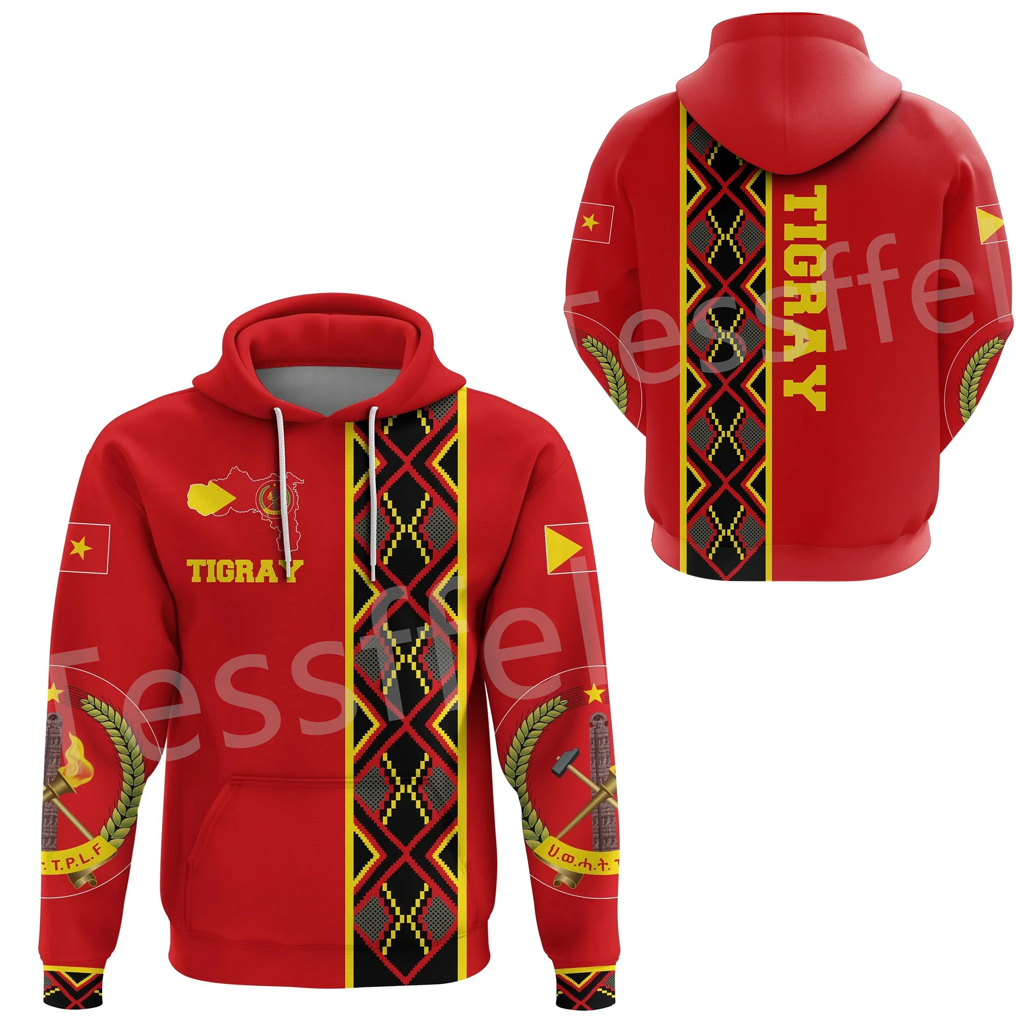 tessffel newest africa country ethiopia tigray flag retro harajuku tracksuit 3dprint men women pullover casual funny hoodies a15 Tessffel Newest Africa Country Ethiopia Tigray Flag Retro Harajuku Tracksuit 3DPrint Men/Women Pullover Casual Funny Hoodies A26