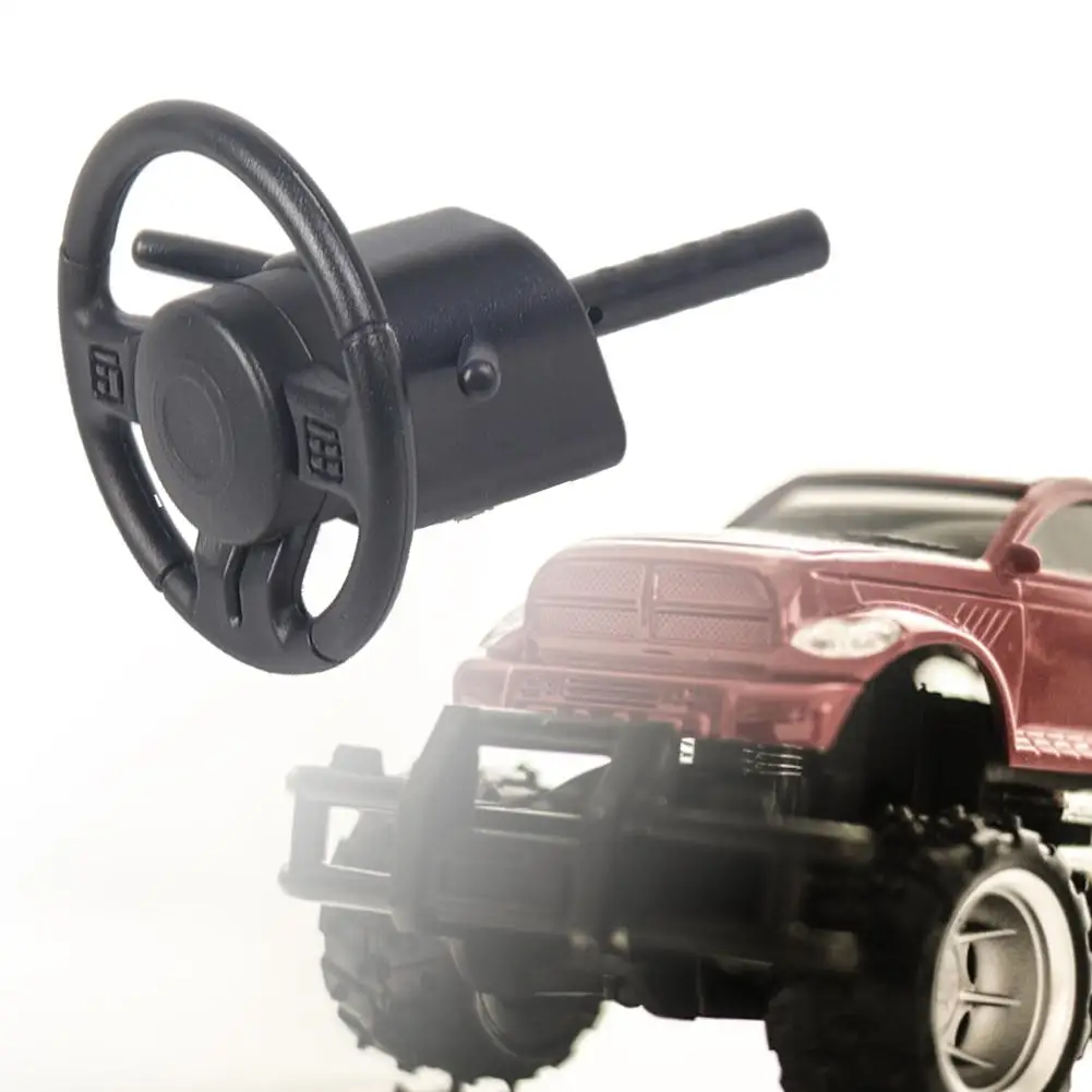 

1PCS Plastic RC Car Steering Wheel For 1:10 RC Rock Crawler Axial SCX10 90046 WRAITH RR10 Traxxas TRX4 D90 D110
