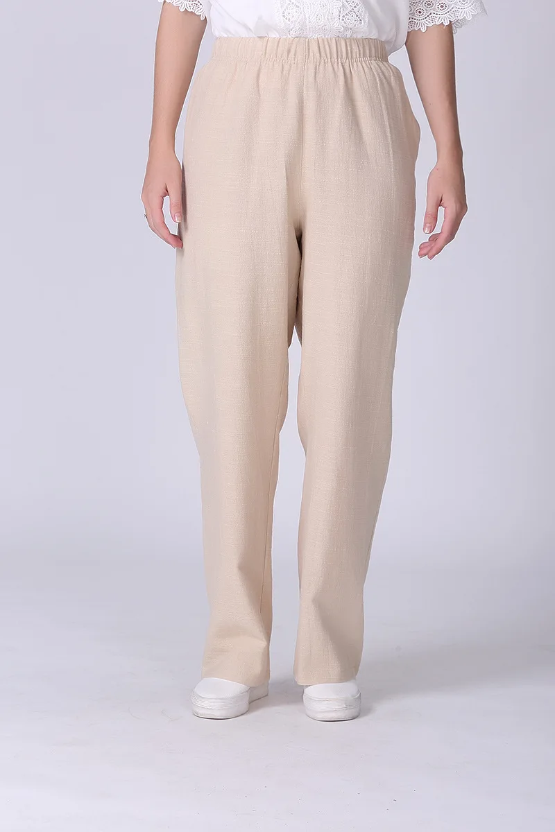 Женские хлопковые льняные брюки на весну, лето, осень, Pantalon Femme ete, домашние штаны для отдыха размера плюс 5xl 6xl 7xl, мешковатые женские брюки WS122