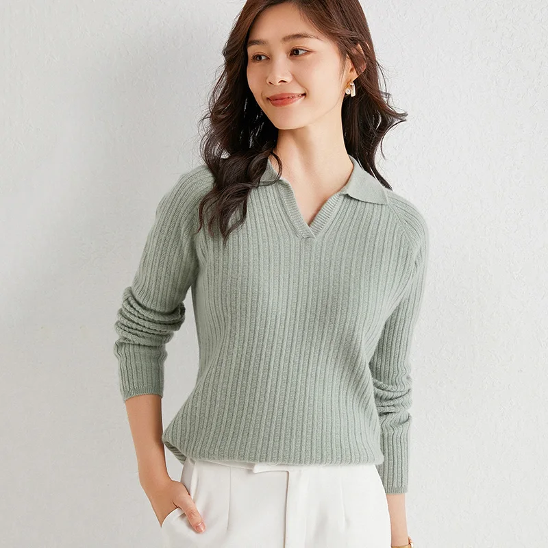 

Lady's flanging knitting sweater, next to skin wear sweaters, lightweight, can match everything, warm clothes