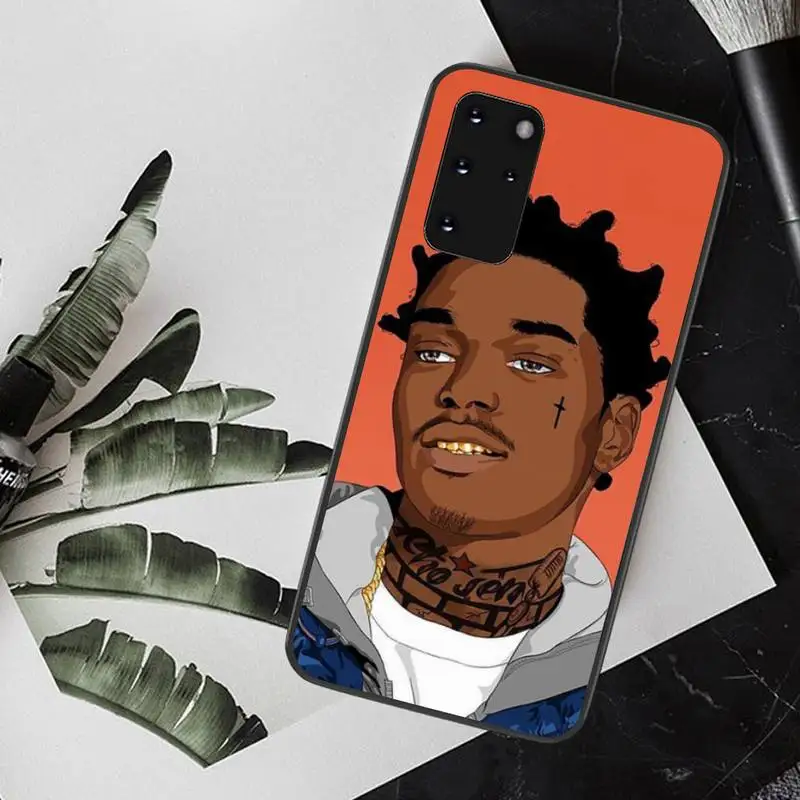 CUTEWANAN Kodak Black Rapper Soft Silicone TPU Phone Cover for Samsung S20 plus Ultra S6 S7 edge S8 S9 plus S10 5G